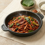업소용 돼지주물럭 오리주물럭 불판 전골팬 한식 식당 갈비찜 코팅 조리팬 : 시즐스토어