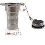eAj ISURE MARINE 1-1/2(38mm) 보트 / 연료 / / 물 / 폐기물 데크 채우기 / 키리스 캡 1-1/2인치 마린 미러로 채우기 - 보트 요트 카라반을...