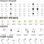 DIY 미니 조각상 장식 블록   TV6117 G0193 N409-N416 RX8301 DY557-DY561S DY555 : 문문넷