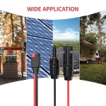 eAj 휴대용 발전소 태양광 발전기 배터리 팩(2FT)을 위한 ELFCULB... 2FT 태양광 패널 케이블과 앤더슨 커넥터 2 6 10 20 20 35 50FT... 