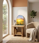 돈들어오는 해바라기 액자 재물운 골드 풍수 인테리어 집들이 개업 선물 : 일상생활백서