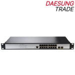 L2+ 16포트 10/100/1000T 802.3at PoE SFP 관리형 스위치 : 백상상사