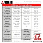 ANENG AOS02 전문 디지털 오실로스코프 멀티미터 True RMS 48MSs 샘플링 속도 10MHZ 아날로그 대역폭 데이터 저장 : 다이렉트스토어2