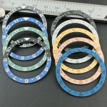 세지가위 세라믹  금속 베젤 인서트 고품질 야광 교체 없음 시계 액세서리 39MM x : 무이컴퍼니.