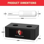 보청기용 보청기 보조기 u2013 청소 스탠드 및 삽입 도구 이지 왁스 가드 돔 유지 관리 액세서리 핸즈프리 데일리 케어 : 컬렉트스토어