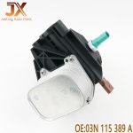 03N 115 389 A 쿨런트 시스템 엔진 오일 쿨러 키트 부품 아우디 호환 A3 2.0 TDI 2013용 03N117021 03N115389B : 웨스트모스트