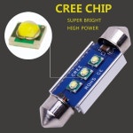 10Pcs C5W LED 전구 31/36/39/41MM Canbus 오류  화이트 12V 자동차 인테리어 독서등 번호판 램프 : 브릿하우스