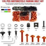 KTM DUKE RC 25 200 NG 390 슈퍼 바이크 오토바이 페어링 앞 유리 볼트 나사 클립 : 탑클래스몰3569