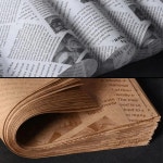 신문 스타일 포장지 기름 방지 샌드위치 버거 빵에 적합 주방 사용에 1. 100Pcs Bai Zhai Bao Zhi Kuan : 에이치에스라이프몰44호점