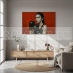 레드 리미트 동기부여 복싱 자기계발 운동 그림 인테리어 캔버스 액자 (6호 20호 30호 40호 50호 60호) : 낭만 갤러리 에디션