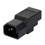 10A 125V IEC 320 C14 - Nema 5-15R AC 어댑터 3핀 남성 US 여성 컴퓨터실 서버 전원 변환 플매트 카펫 러그 : 테라픽셀오