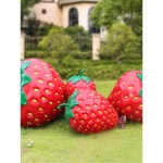 야외 유리강 따기 소품 장식 농장 조각 모조 딸기 정원 경관 미진 색 : 화사갤러리