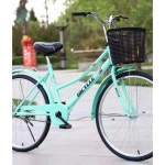 세련된 클래식 빈티지 여성용 시티 자전거 앞바구니 생활형 낮은 : 구대미르3