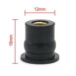볼스크류 너트 범용 오토바이 M6 고무 카울 윈드 스크린 페어링 6MM 나사 볼트 웰너트 인치 10 piece : 하이포트마켓