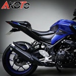 야마하 MT03 YZF R3 2015 2024 오토바이  테일 브래킷 LED 라이트 펜더 제거기 번호판 : 사육공업사