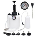 마스터 실린더용 3L 압력 펌프 1L 캐치 보틀 유체 퍼 업그레이드 어댑터가 있는 브레이크 블리더 43 5 / 45 49 50 7MM 가 된 랭가와저 키트... 