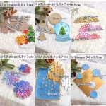 크리스마스 사슴과 나무 금속 절단 다이 공예 엠보싱 종이 인사말 카드 만들기 템플릿 수제 1. F9896-dies : 호걸쇼핑35호점