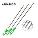 3개입 4/4.8/5.5mm 원형 고카본스틸 체인톱 연마 파일 목공용 : 에이치케이오토모터스