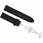Ewatchparts 시계줄 가죽 블랙 22mm 몽블랑 타임워커 : 유로포스트