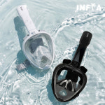 인피아 풀페이스 스노쿨링마스크 스노클 세트 : 인피아