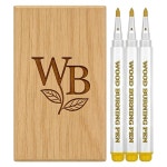 3PCS 우드 버닝 마커 펜 나무 초보자용 DIY 페인팅 도구 키트 홈 스튜디오 스쿨 아트 프로젝트 : 사라다 컬렉티브