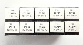 [10개]NARVA 55919 HLL 12V 20W G4 : 영화램프상사