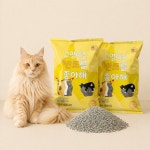 캣필드 고양이모래 벤토나이트 무향 7kg,2개, 1박스 : 캣필드 고양이 용품 전문