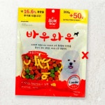 바우와우 혼합 350g X 2개 져키 애견간식 강아지간식 애견져키 혼합져키 : 포밀리언