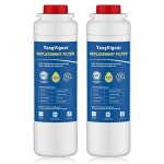 YANGVIGOUR 정수 필터 교체품 2팩 ELKAY 51300C 호환 대용량 EZH2O 51299C 55898C 정수기 전용 필터 깨끗한 물 여과 성능 우수 부품 1... 