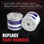 멀티호환 2Pcs 7111-296 O-링 및개스킷 연료 필터 요소는 포드 트랙터 차량과 호환되며 EDPN9N074AA C7NN9176A를 대체 : 벨류온