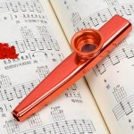크리 에이 티브 금속 Kazoo 어린이를위한 휴대용 플루트 목관 악기 성인 초급 애호가 선물 : danamoly3