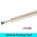 LIHAOPING CNC 내부 선삭 공구 S0806K-STUBR06 화이트 니켈 코팅 커터 S1006K STUBR06 : 제리모카