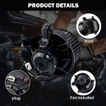 Aspligo 700357 AC 히터 블로어 모터 저항기 장착 GMC Sierra 1500 2019-2024, 2500 HD 3500 2020-2024, 쉐보레 실버라도 84861... 