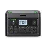 2400W 태양광 발전기 휴대용 발전소 LiFePO4 가정용 백업 1843Wh 배터리 Bla : 미스터포테이토3