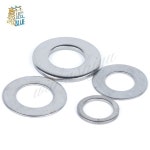 볼트 고무와샤 500PCS/100PCS DIN125 ISO7089 M1.6 M2 304 스테인레스 스틸 플랫 기계 와셔 일반 가스켓 : 식스올