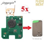 Jingyuqin 자동차 원격 키 회로 기판 르노 라구나 에스페이스 Vel-Satis 2001-2009 ID46-F7947 433Mhz 제어 카드 PCB 5 개 : 선업몰