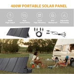 400W 태양광 패널 킥스탠드 케이블이 장착된 그리드 충전기 발전소 휴대용 오프 접이식 : 미스터포테이토3