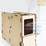 DIY 나무 조립 상자 휴대용 곡물 청소 분리기 던지기 공원 뒷마당 농장 가정용 : 해구대쇼퓡