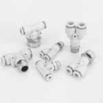 인더스트리아 화이트 에어 호스 퀵 커플링 피팅 PCPCFPL 튜브 커넥터 4mm-10mm 호스 및 18인치 14인치 38인치 12인치 나사 옵션 : IOC