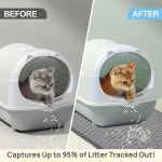 고양이 사막화 방지 이중매트 60x45cm 위아래 분리형으로 모래 버리기가 1초컷 패드 Large : 구루플래닛