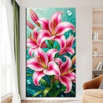 장미와 백합 꽃 그림 페인팅 크로스 드릴 모자이크 컬렉션 홈 장식 1. J4539-2 : 드림라인29호점