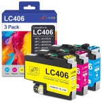 Compatible LC406 Ink Cartridges Color Replacement for Brother Cartridge LC406XL MFC J4335DW XL J6555 : 매그너스