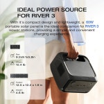 60W 태양광 패널 245Wh 휴대용 발전소 LFP 300W 최대 배터리 AC 600W RIVER 2 : 미스터포테이토3