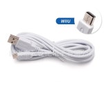 Wii u 충전 케이블용 고품질 40개 1.2미터 흰색/회색 : 리치상사8
