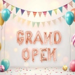 평화네상점 오픈매장 풍선장식 GRAND OPEN 이니셜풍선 : 평화네상점