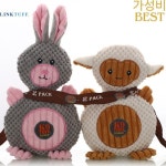 Linktuff-애완견 시끄러운 훈련 장난감 농장 시리즈-양/돼지/소/토끼 : 해구대쇼퓡