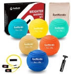 선노딕 6/9 팩 솔기 플리오메트릭 가중 야구 세트(3.5-16 / 35 53 70 온스 : 아이센스몰