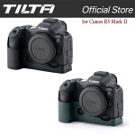 캐논 R5 마크 II용 TILTA TA-T68-LCC-B 가죽 카메라 케이스 캐논 R5 마크 II 캐논 R5M2 하프 바디 수제 가방 : 더비스상사