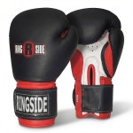 링사이드 프로 스타일 복싱 트레이닝 킥복싱 무에타이 스파링 장갑 Large-X-Large Black/Red : 마켓스피드