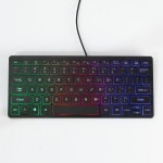 USB RGB 유선  키보드 언어 78키 데스크탑 컴퓨터 PC 노트북용 아랍어/한국어/어/러시아어/어 캉지/영어 : 원드림종합상사2